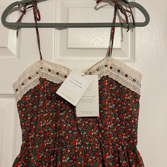 NWT Christy Dawn Emma Dress in Evergreen Apple Harvest - Picture 6 of 8